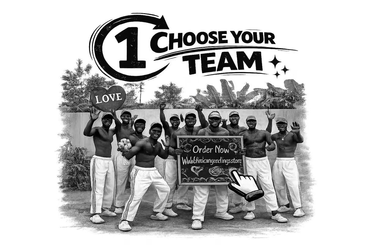 Step 1: Choose your team for a personalized African video greeting and birthday dance message